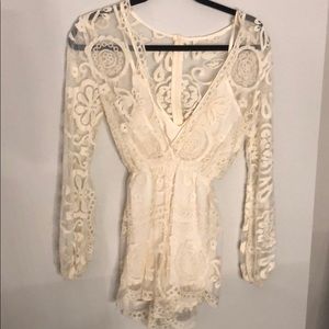 Jen’s Pirate Booty Lace Romper